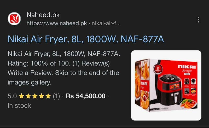 Nikai Air Fryer 8