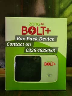 "box pack"|zong 4g device|zong|jazz|Delivery Possible in Lahore Only