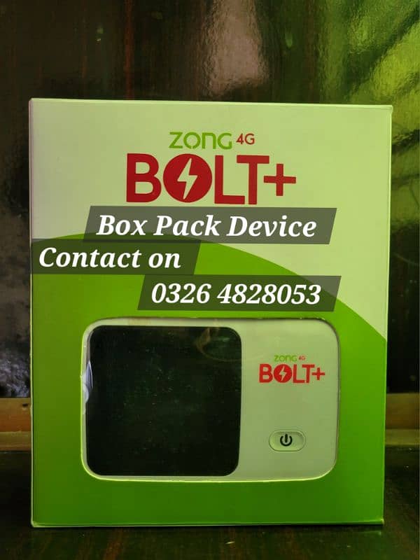 "box pack"|zong 4g device|zong|jazz|Delivery Possible in Lahore Only 0