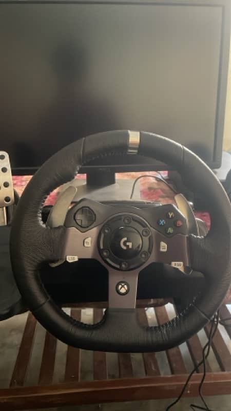 Orignal Gaming Steering wheel logitech G920 with pedals and shifter 2