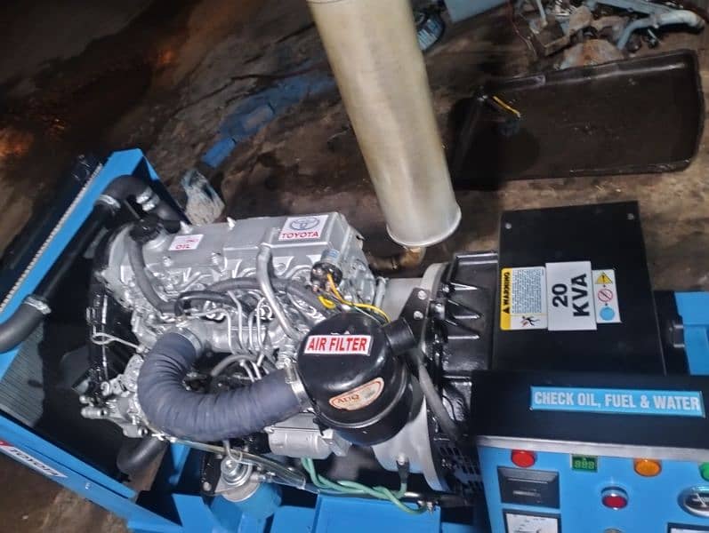 20kva generator engine Toyota 2D2000cc denmo setmpfrod 4