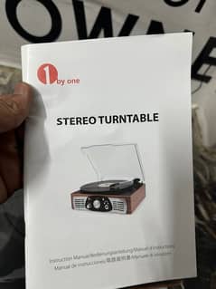 stereo turntable