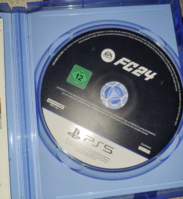 URGENT SALE ps5 EA sports FC24 in very new condition 1