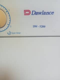 Dawlance(DW5200) washing machine with spinner, twin tub