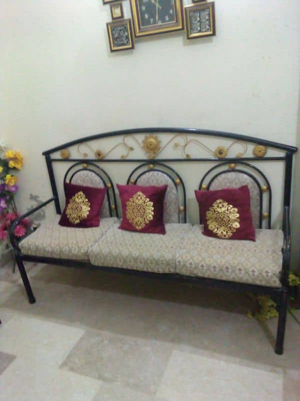 iron 5 seater sofa set 0