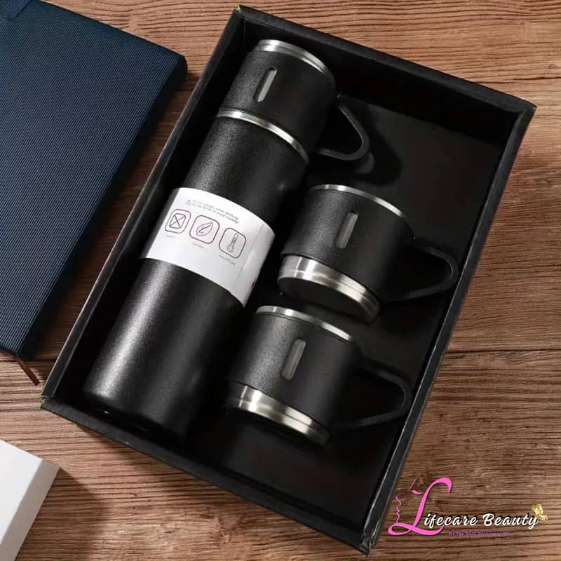 Stainless Steel Vacuum Flask Set Insulated Thermal Mug for Hot & Cold 5