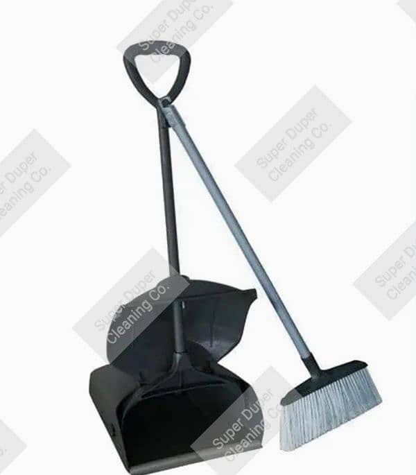 dust pan with floor brush 0