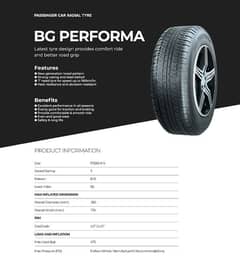 GTR 185/65/R14 (4 Tyre price) (1YEAR WARRENTY)