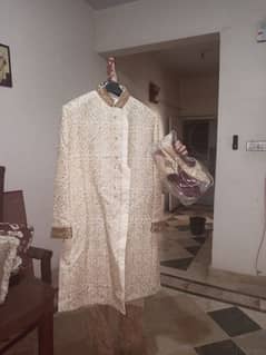 sherwani slightly used just like new