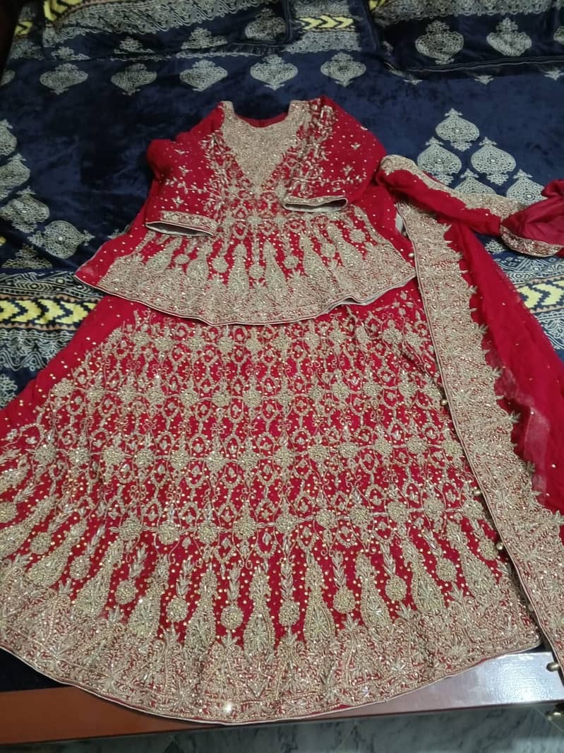 Bridal Barat Lehnga New Condition 1