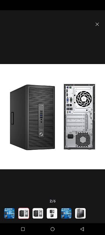 HP PRODESK 600 G1 i5 4TH, 16GB, 128GB SSD, 500GB HDD, 2GB GRAPHIC CARD 0