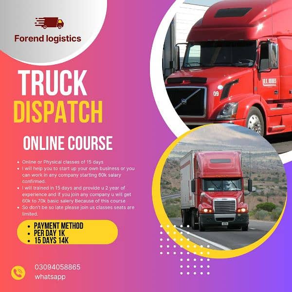 Dispatch Course with jobs 0