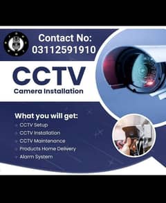 4 CCTV camera installation and maintenance available