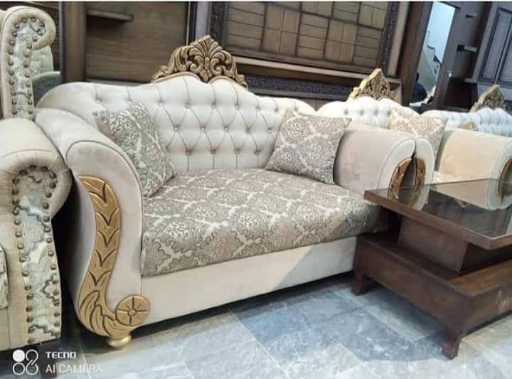 Sofa set/6-Seater Sofa Set for Sale/Luxury Sofa Set/Wooden Sofa 7