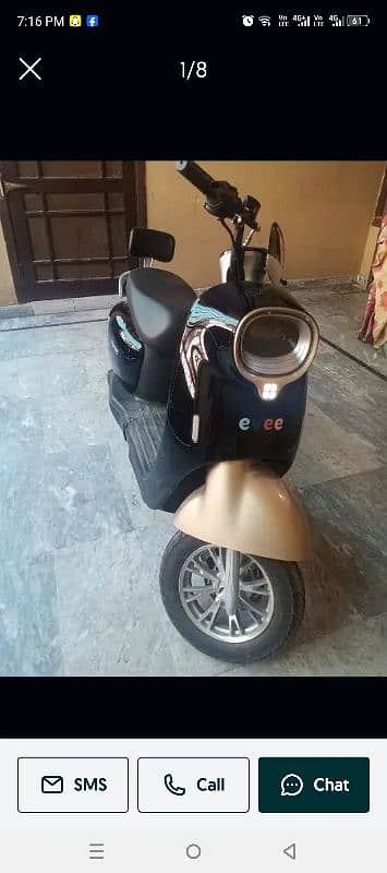 evee scooty like a new. just one month used. 1