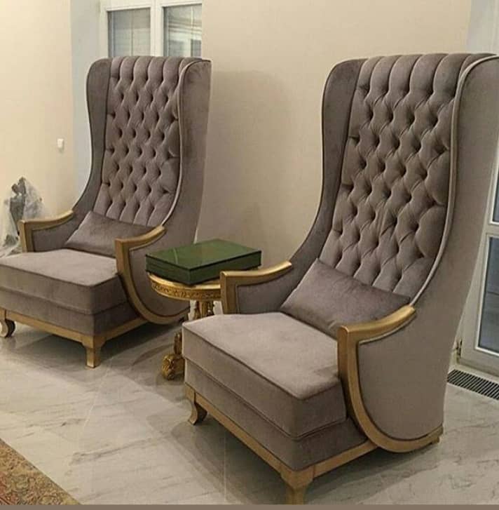 2 seater | single seater | room chair | poshish chair | Luxury chairs 0