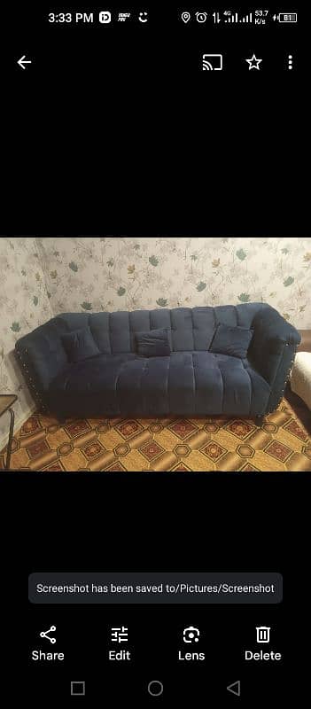 velvet sofa for sale 1