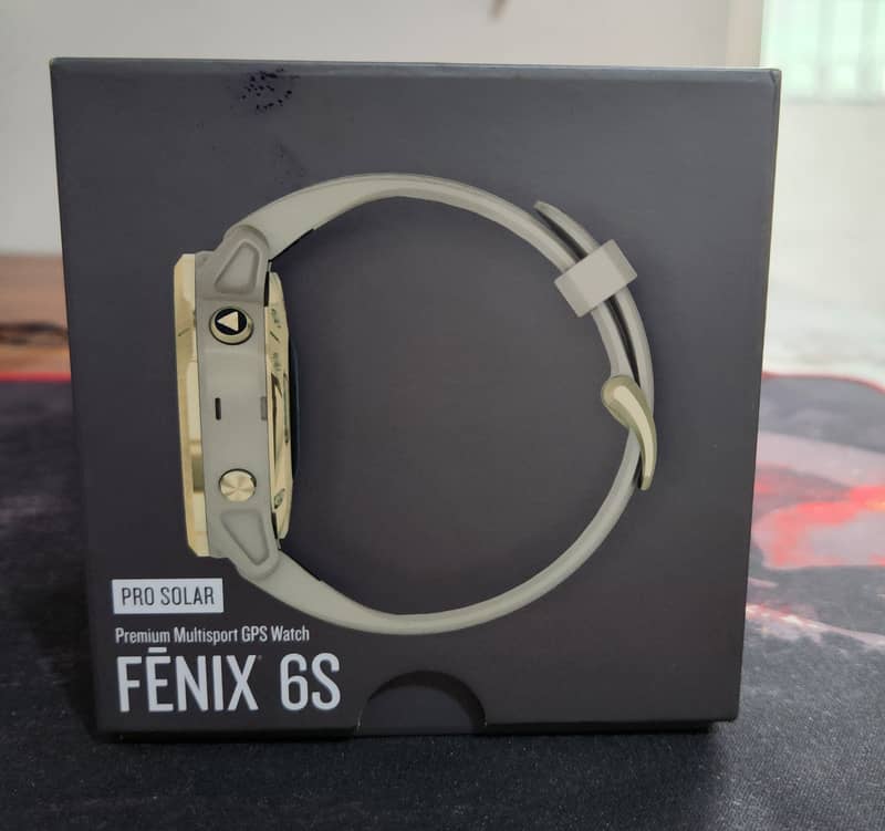 Garmin fenix 6S Pro Solar Brand new Light gold with light sand color 1