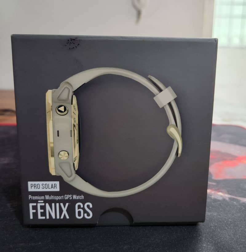 Garmin fenix 6S Pro Solar Brand new Light gold with light sand color 3