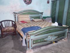 full furniture including bed, dressing, cupboard, showcase