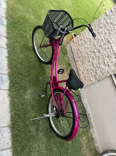 pink bike for 10k, white bike for 16k