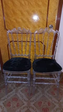 crystal chairs