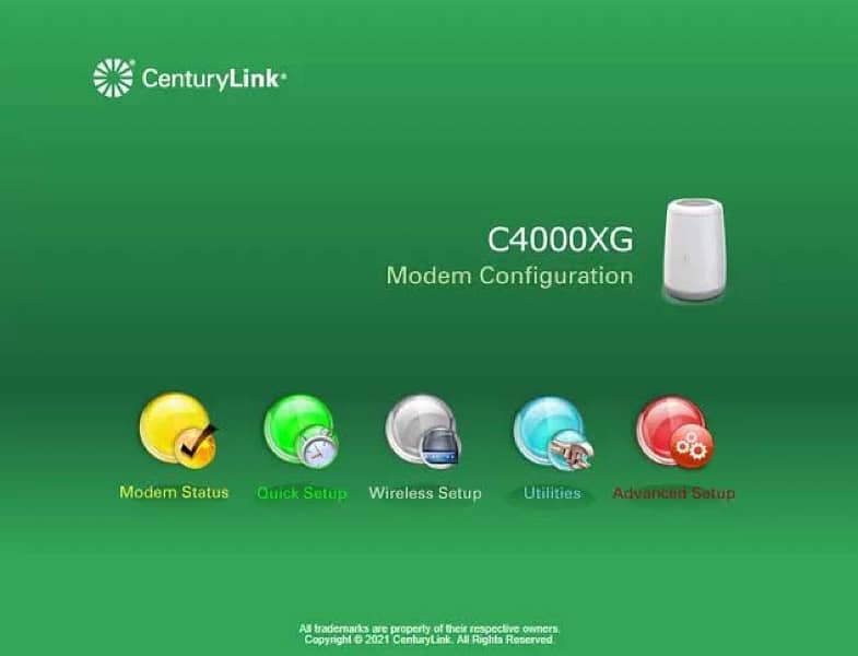 CENTURYLINK C4000XG WiFi 6 AX technology with dual-band 3