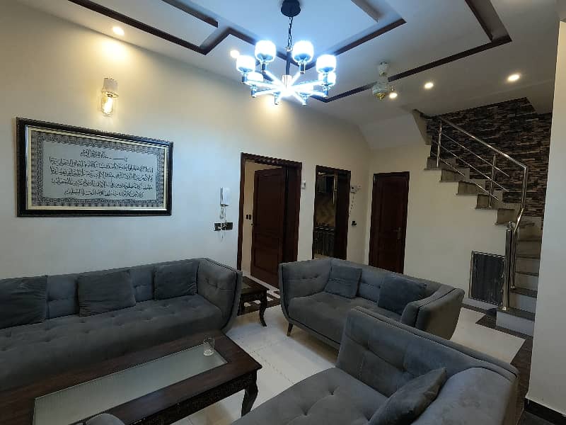 Fully Furnished House Of 5 Marla Available In Bahria Town Jinnah Block 8