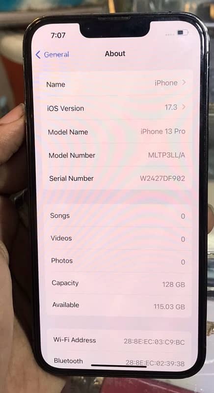 iPhone 13 Pro 128 Gb factory unlock sealed 85% 0