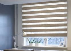 window blinds zebra woooden Blinds/wood-vinyl floor/wallpaper 0