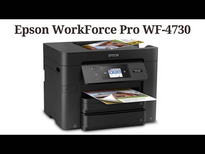 Sale Epson WF 4730 Brand New 4 colour printer fastest printing 8