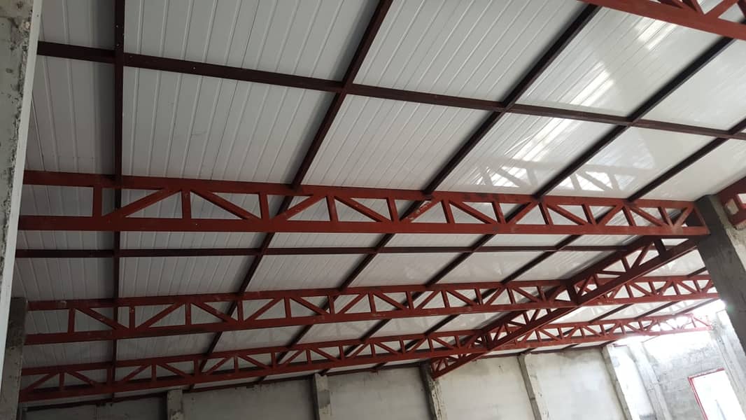 Swimming Pool Shades All Type of Steel Work tensile sheds 5