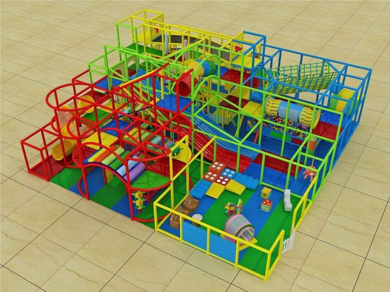 indoor playsets, indoor slides, kids play area, Soft play equipment 1