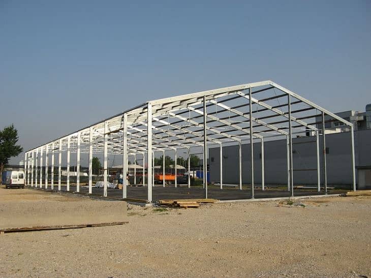 PEB Buildingd Shed Industrial Steel structure marque dairy shed 4