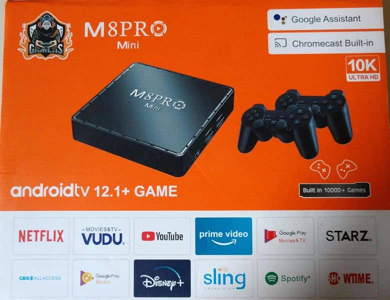 M8 Pro Mini Gaming + Android tv box 0