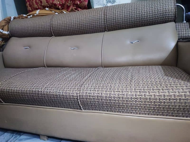 sofa set with New table  sofa urgent sell use NAHI hwa . 2