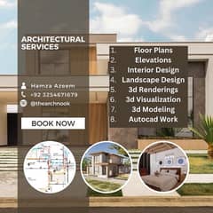 Architect Services/Interior/3D Views/House map/autocad/نقشہ نویس