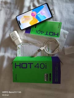 infinix hot 40i . 8gb 128 gb full box with orgnl chrgr 0