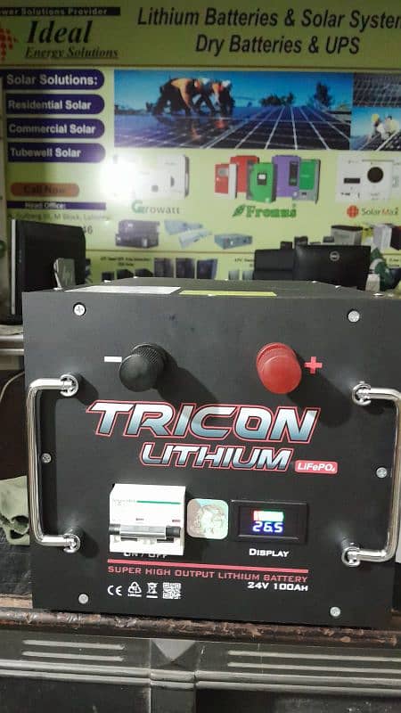 TRICON LITHIUM BATTERIES 24V-70AH/100AH/200AH 6