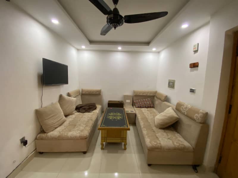 1bedroom Fully Furnished apartment available for rent in E 11 4 main margalla Road with separate wapda meter 0