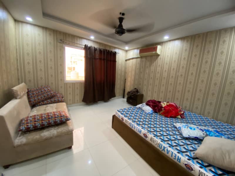 1bedroom Fully Furnished apartment available for rent in E 11 4 main margalla Road with separate wapda meter 1