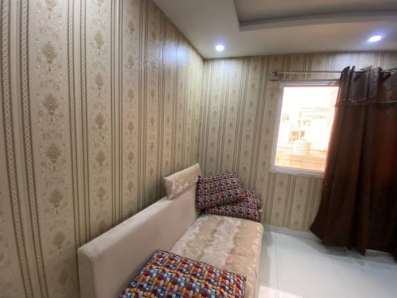 1bedroom Fully Furnished apartment available for rent in E 11 4 main margalla Road with separate wapda meter 5