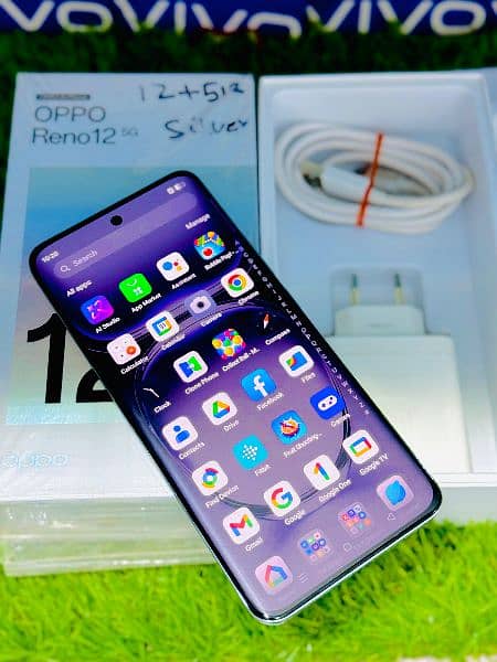 OPPO Reno 12 5G PTA Approved 03409540439Watsapp 2