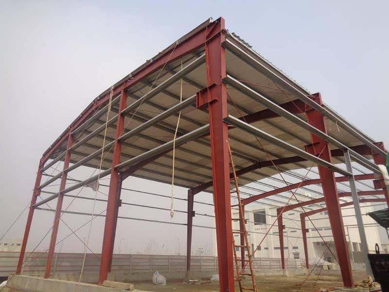 Marquee Shed Industrial Steel Structure Cold Storage PPGI Shed 7