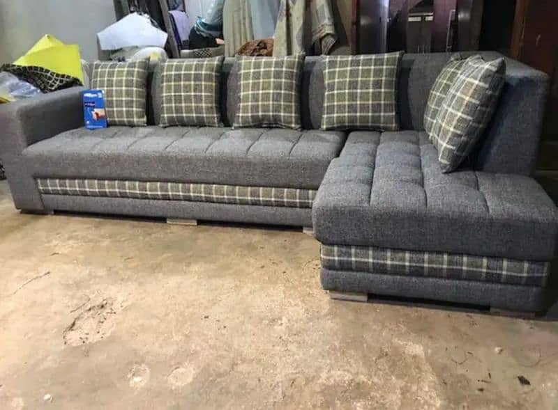 6 seater L shaped sofa 0