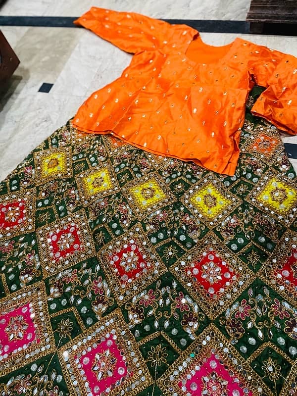 Mehndi dress available for sale 10