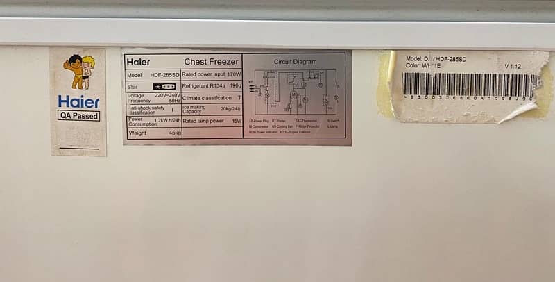 Haier D freezer brand new 10/10 condition 2