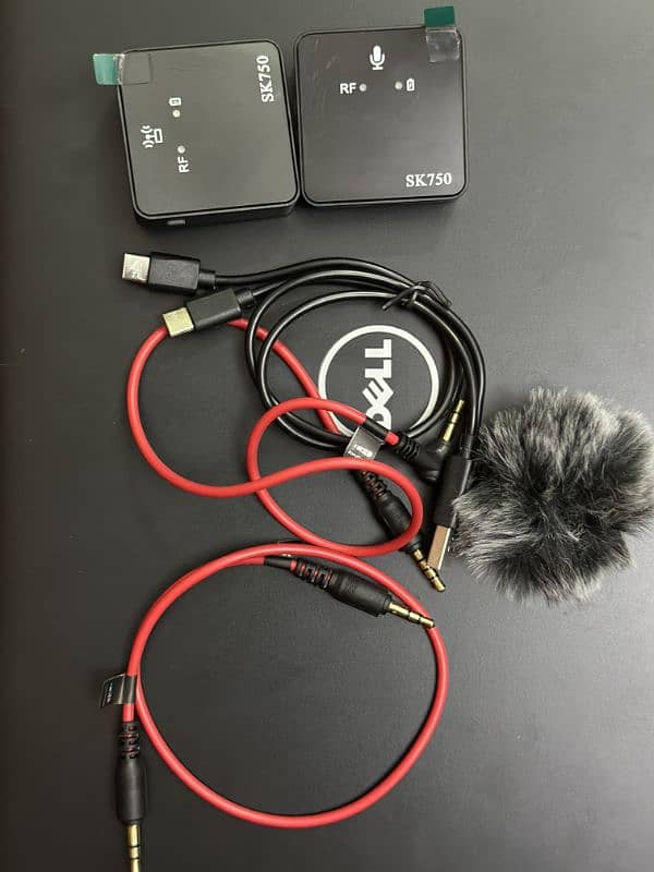 SK750 Wireless Lavalier Microphone Transmitter Receiver 5