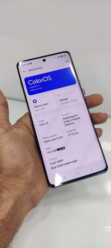 OnePlus Ace 2 Pro (2023) 16+12 gb ram/512 gb rom dual sim approved 3
