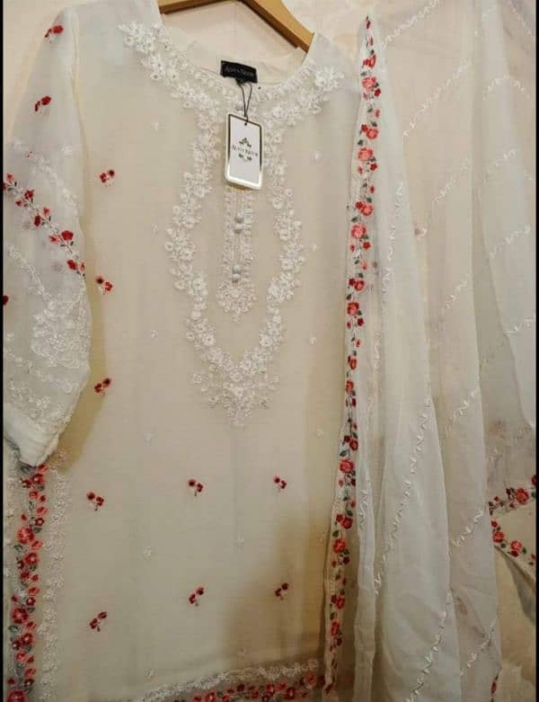 Embroidered Elegance Two piece Suit for Girls and Women 2